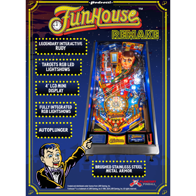 funhouse remake pinball machine classic edition funhouse remake pinball machine classic edition