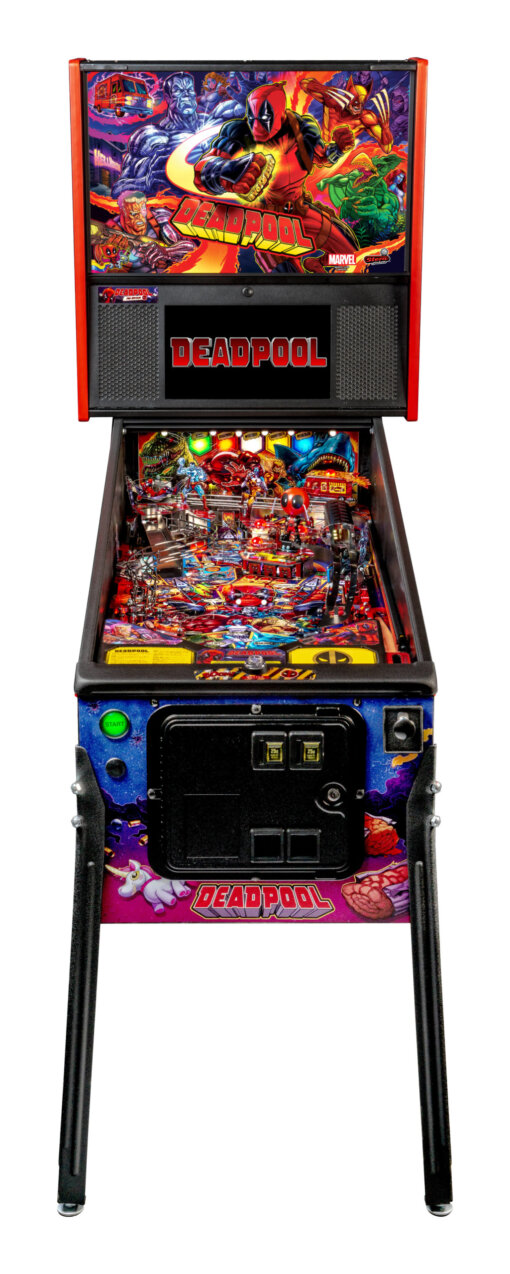 DP-Pro-Cabinet-FF-scaled-510x1274 Deadpool Pro Pinball Machine by Stern - Image 3