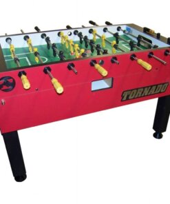 Tornado T-3000 Tournament Foosball Table in Crimson Red