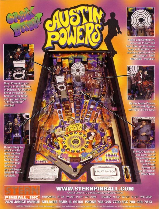 austinflyer2-510x669 Austin Powers Pinball Machine by Stern - Image 3