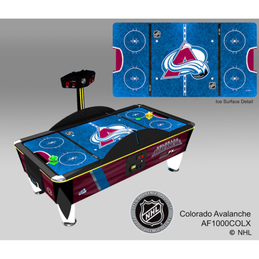 colorado-avalanche-510x510 NHL Air FX Full Size Air Hockey Table - Image 17