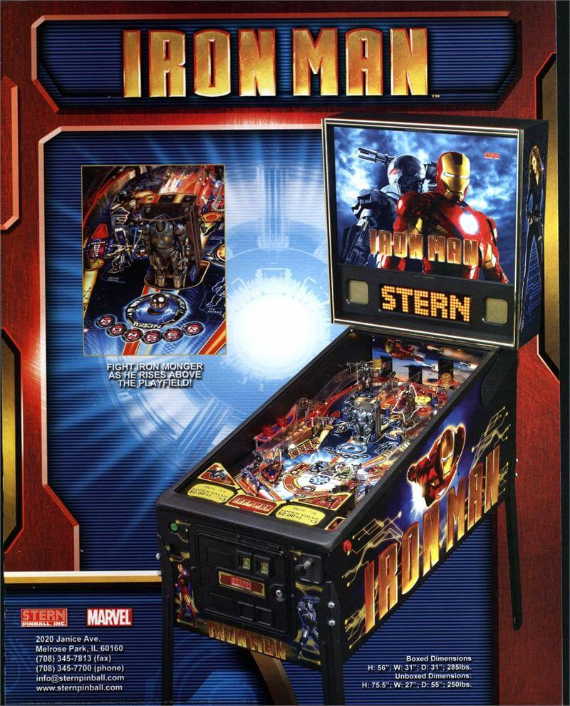 iron man pinball machine by stern iron man pinball machine by stern