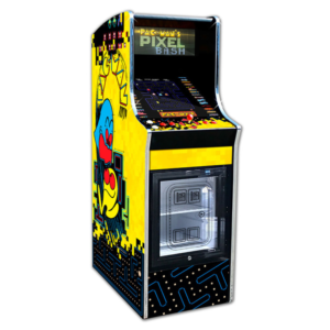 pac man's pixel bash home arcade with 32 games