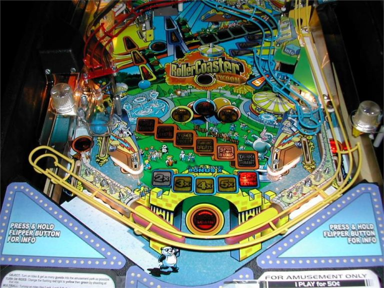 roller coaster tycoon pinball machine by stern roller coaster tycoon pinball machine by stern