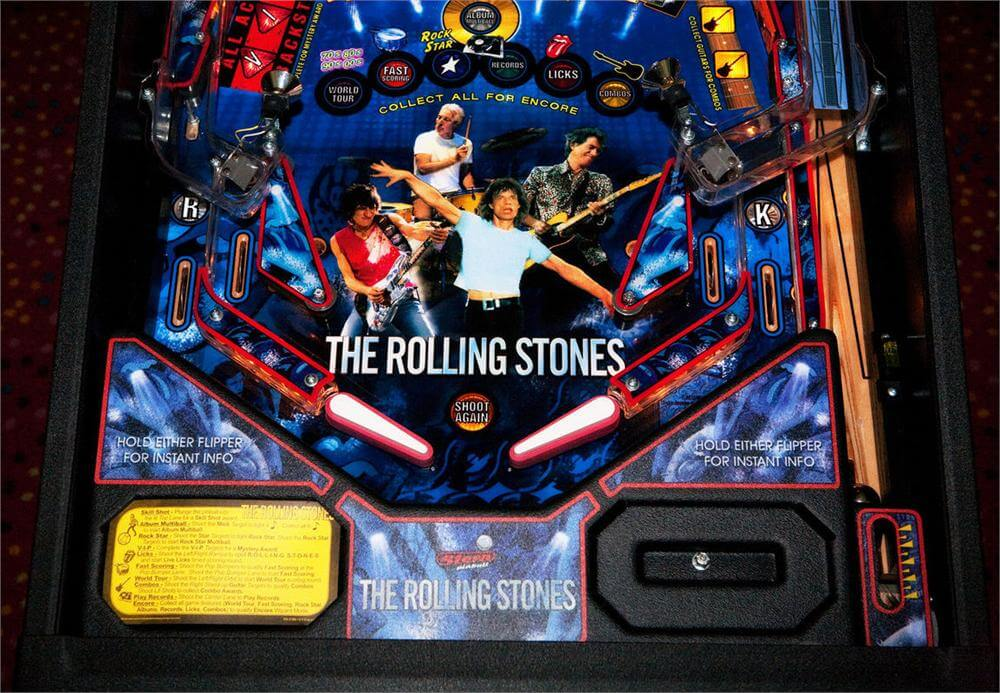 rolling stones pinball machine by stern rolling stones pinball machine by stern