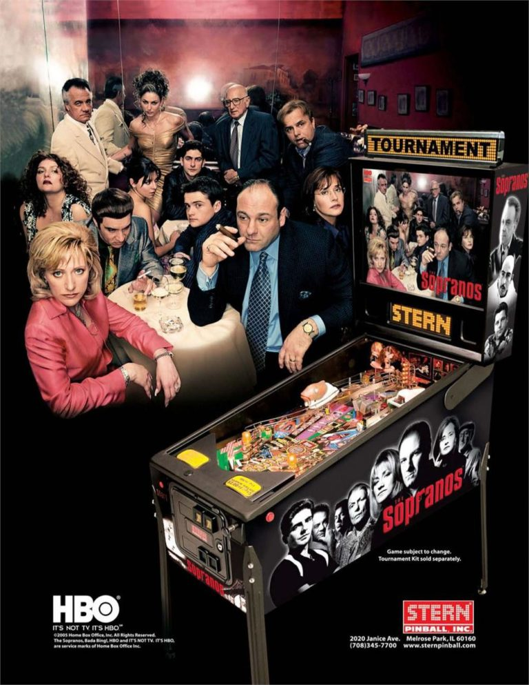 sopranos pinball machine by stern sopranos pinball machine by stern