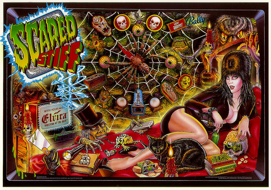 scared stiff pinball machine by bally scared stiff pinball machine by bally
