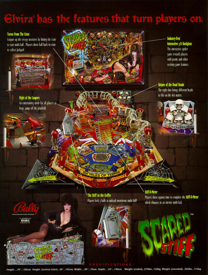 scared stiff pinball machine by bally scared stiff pinball machine by bally