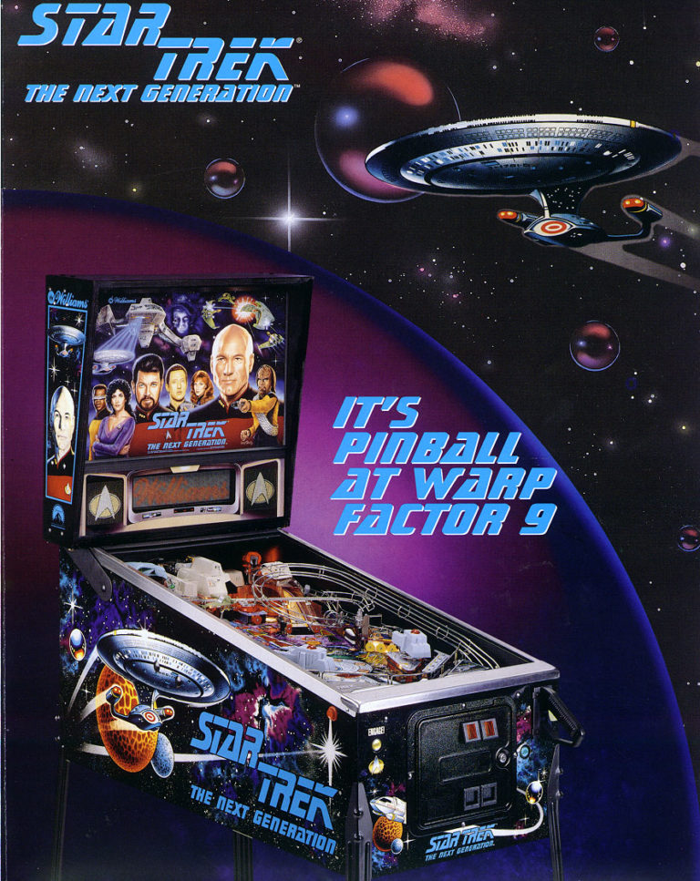 star trek: the next generation pinball machine by williams star trek: the next generation pinball machine by williams