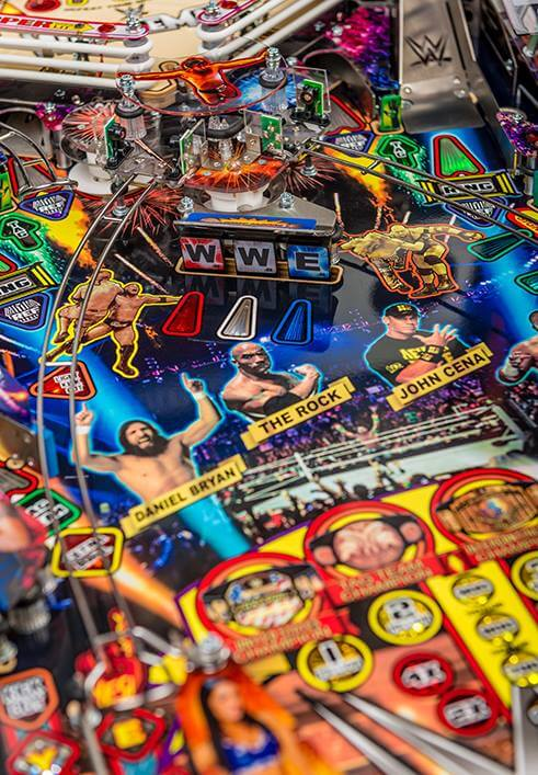 wwe wrestlemania pro pinball machine by stern wwe wrestlemania pro pinball machine by stern