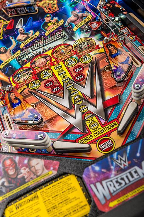 wwe wrestlemania pro pinball machine by stern wwe wrestlemania pro pinball machine by stern